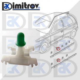 Щипка екстериорна лайсна Volkswagen Golf III Vento Щипка екстериорна лайсна Volkswagen Golf III Vento